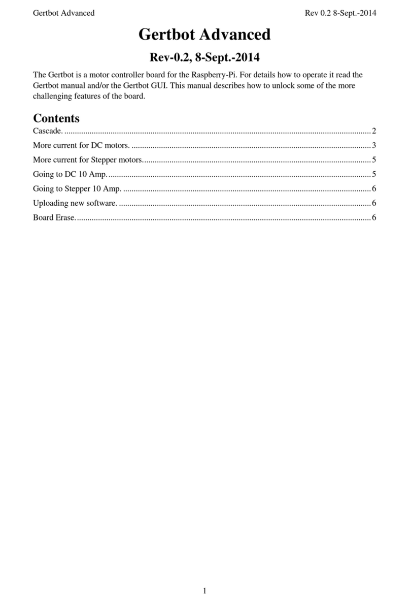 GERTBOARD Gertbot Advanced manual