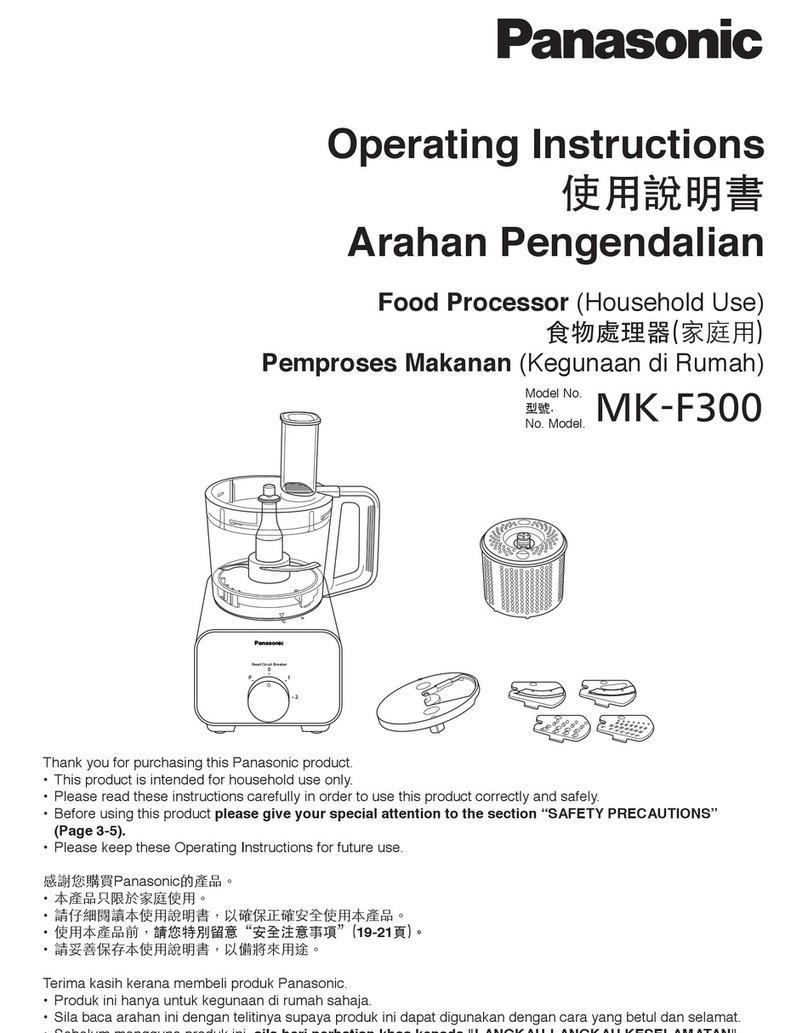 Panasonic MK-F300 User manual