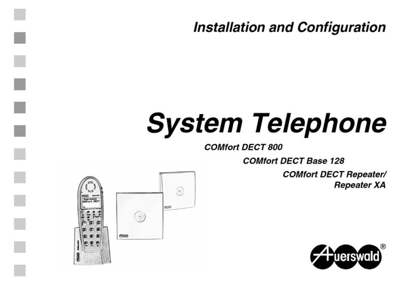 Auerswald COMfort DECT 800 Operating and maintenance instructions