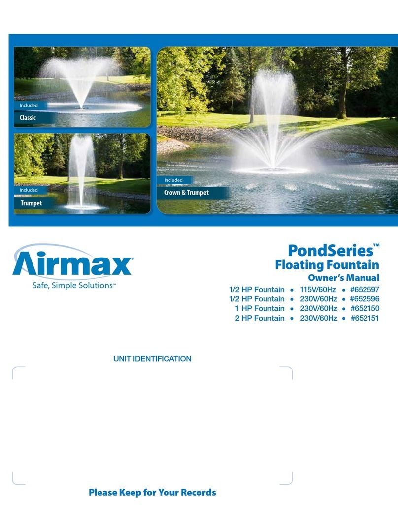Airmax PondSeries User manual