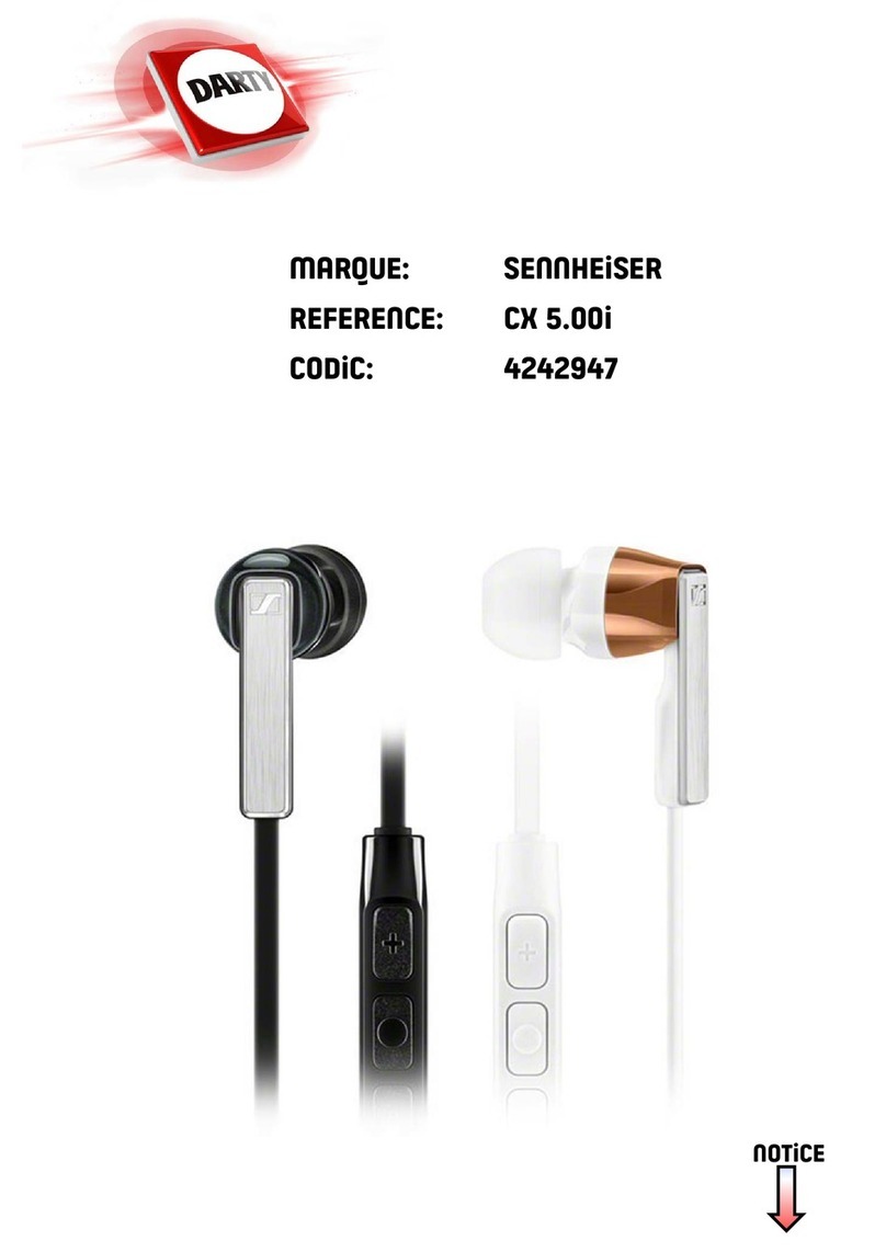 Sennheiser CX 5.00i quick guide