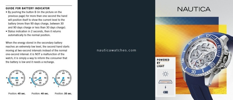 NAUTICA Bayside Chrono Solar quick start guide