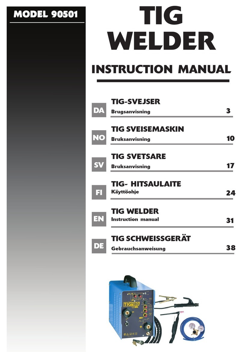TEAM WELDER TIG 180 AC/DC instruction manual TEAM WELDER TIG 180 AC/DC instruction manual