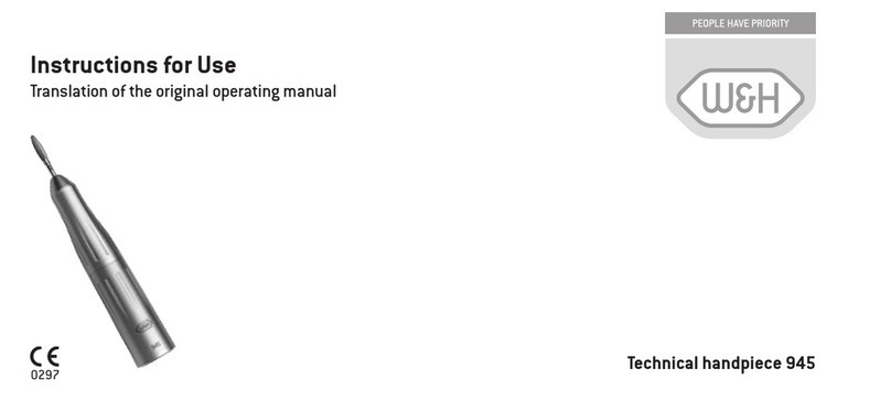 W&H 945 Instructions for use
