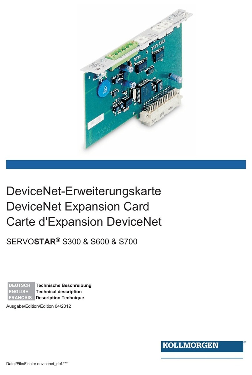 Kollmorgen SERVOSTAR S300 Technical description
