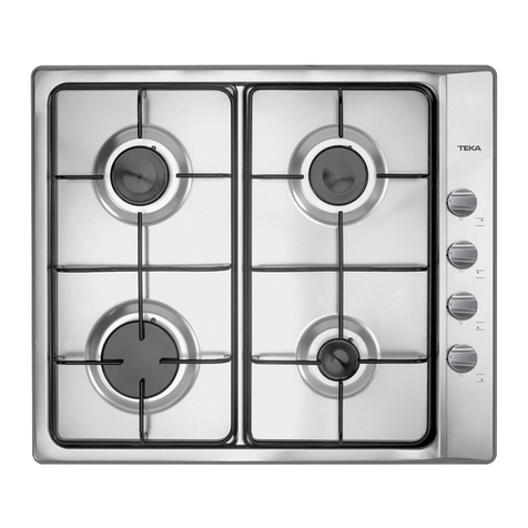 Teka SL P60 4G Installation instructions and recommendations for use and maintenance
