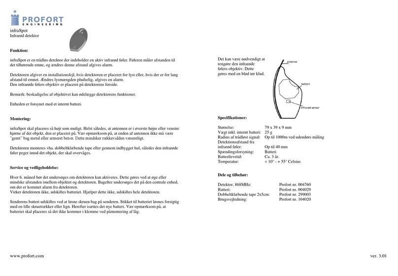 Profort infraSpot manual