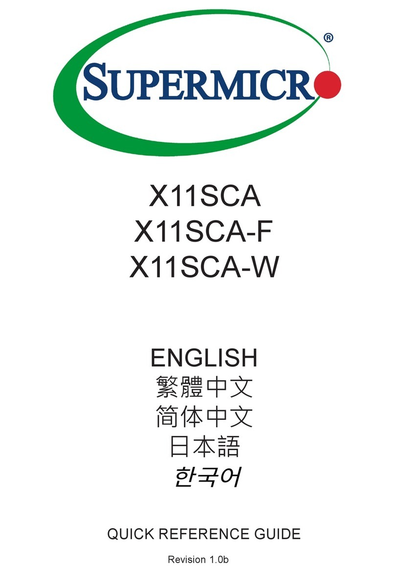 Supermicro X11SCA User manual