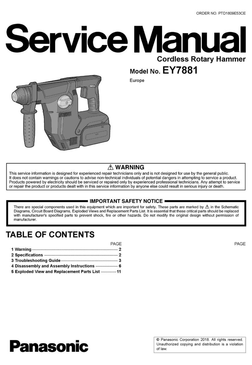 Panasonic EY7881 Service manual