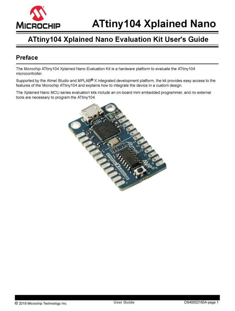Microchip Technology ATtiny104 Xplained Nano User manual