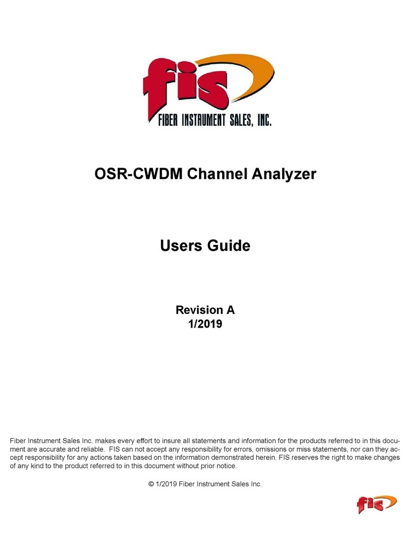 FIS OSR-CWDM user guide