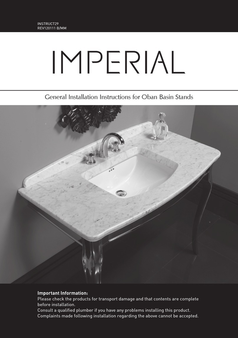 Imperial Oban Marble installation instructions