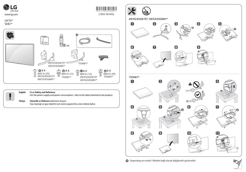 LG UK75 Series User manual