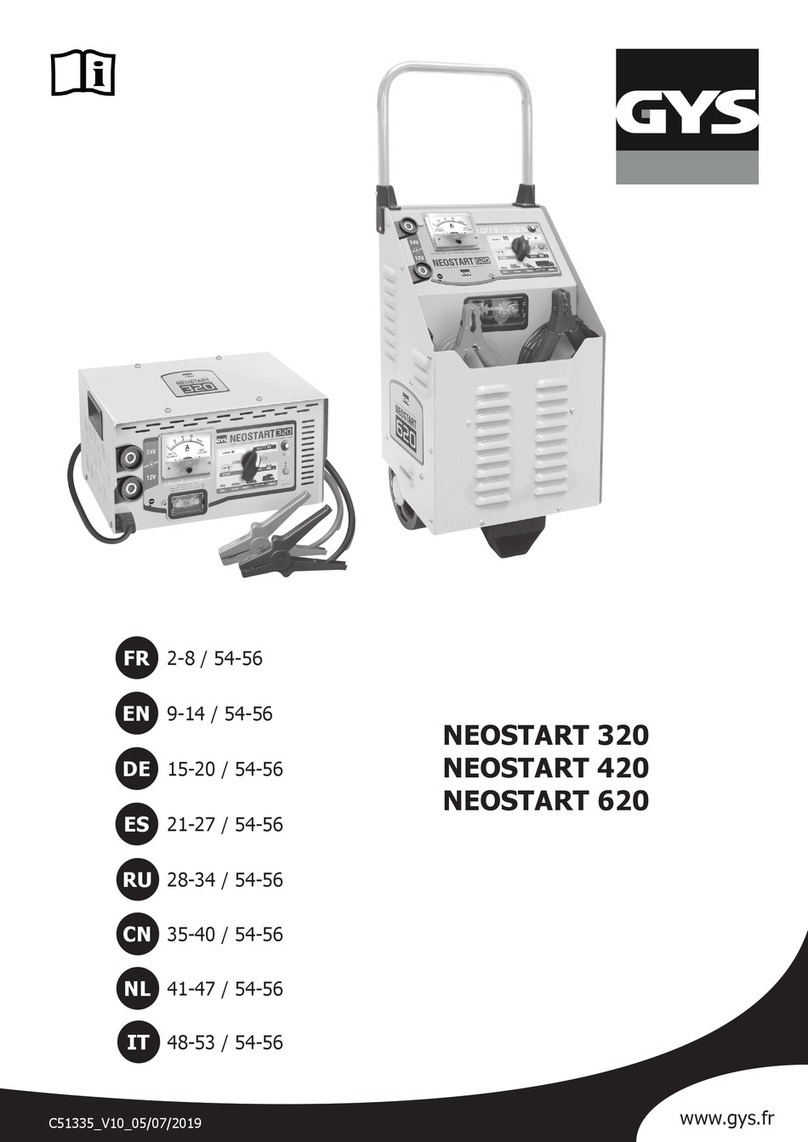 GYS NEOSTART 320 Translation of the original instructions