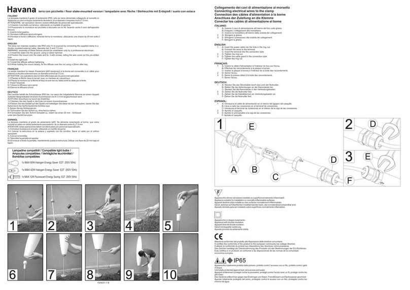 FOSCARINI Havana terra Assembly instructions