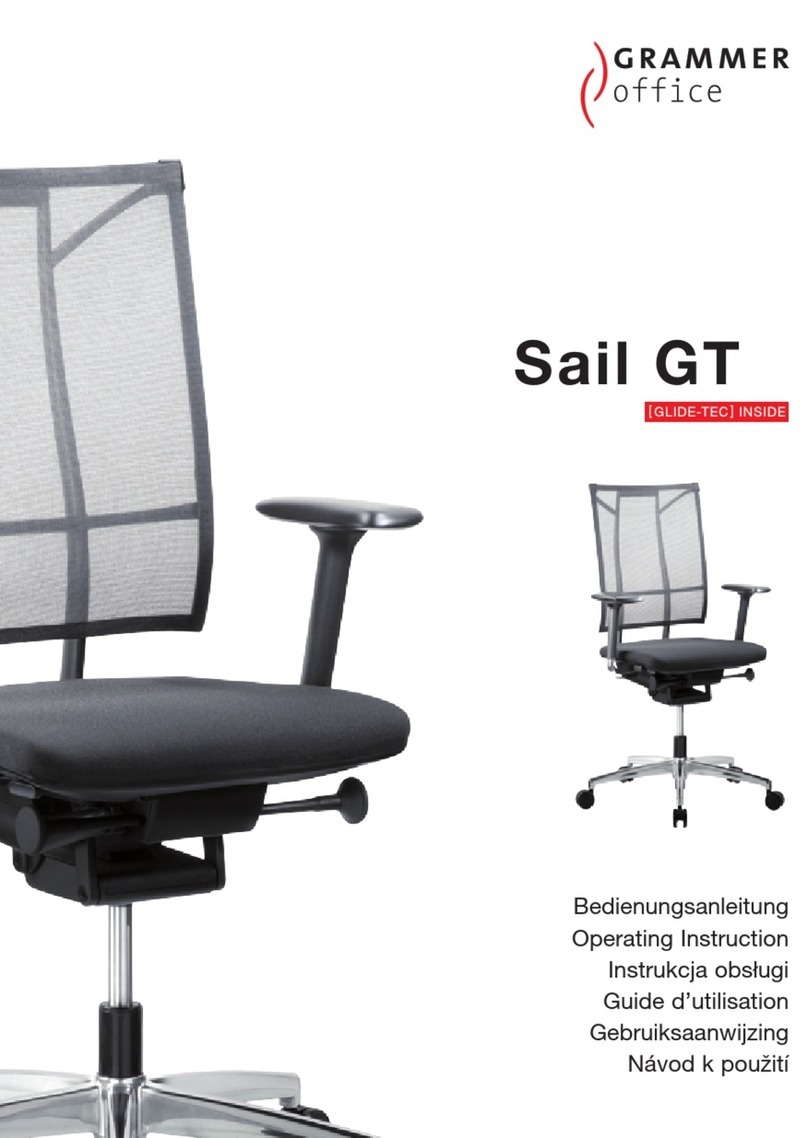 GRAMMER OFFICE Sail GT Operating instruction GRAMMER OFFICE Sail GT Operating instruction