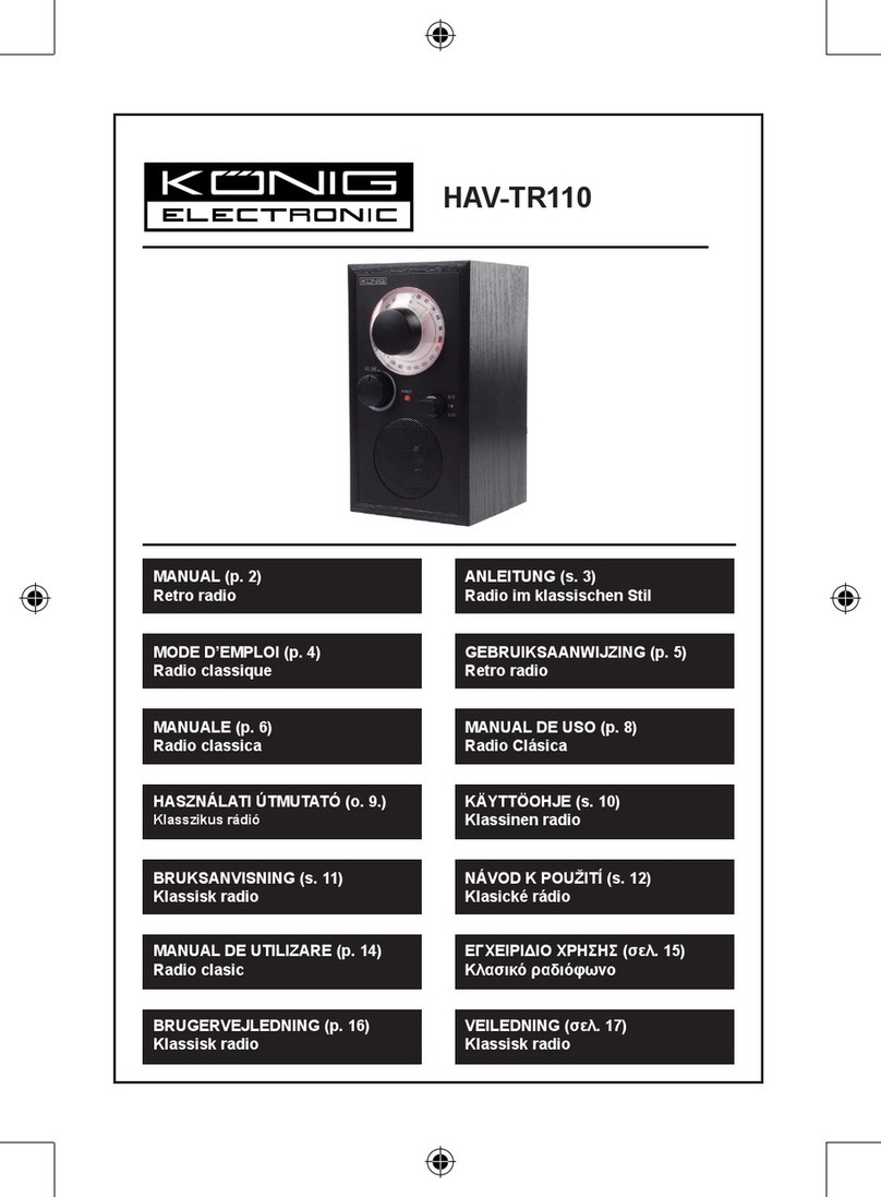 Konig HAV-TR110 manual