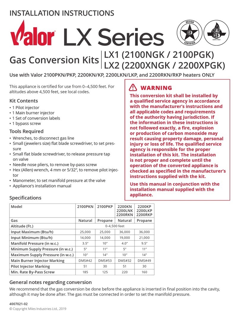 Valor LX Series User manual Valor LX Series User manual