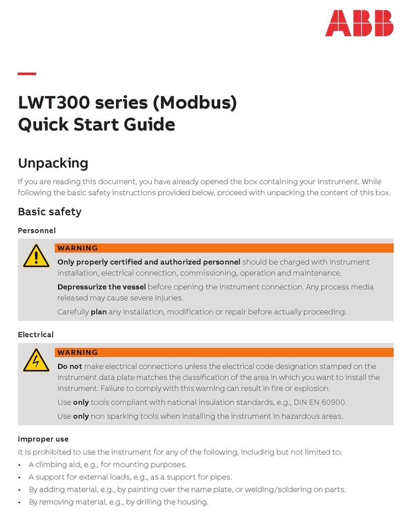 ABB LWT300 series quick start guide