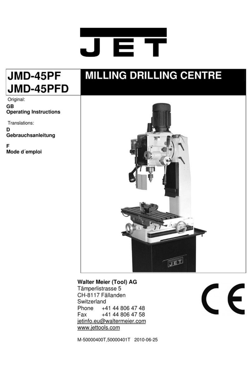 Jet JMD-45PF operating instructions