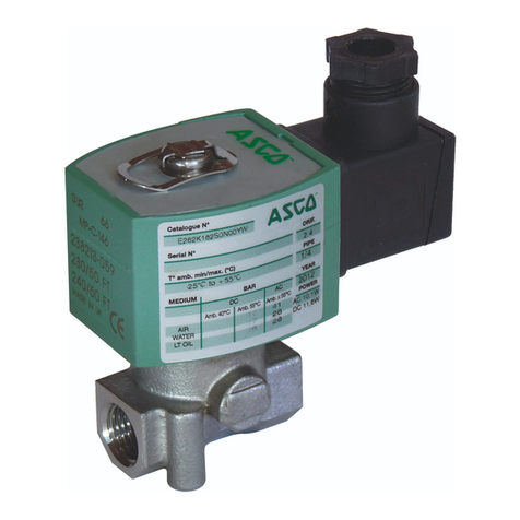 Asco 262 Series User manual
