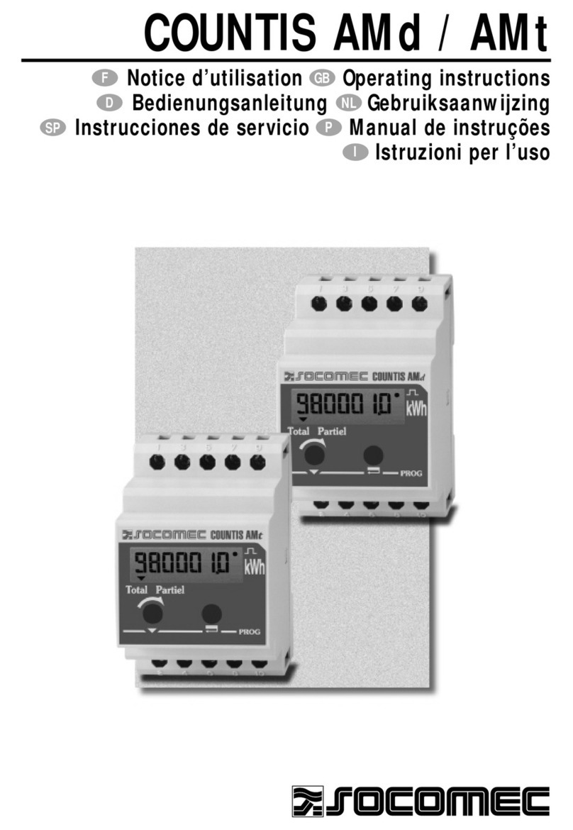 socomec COUNTIS AMd operating instructions