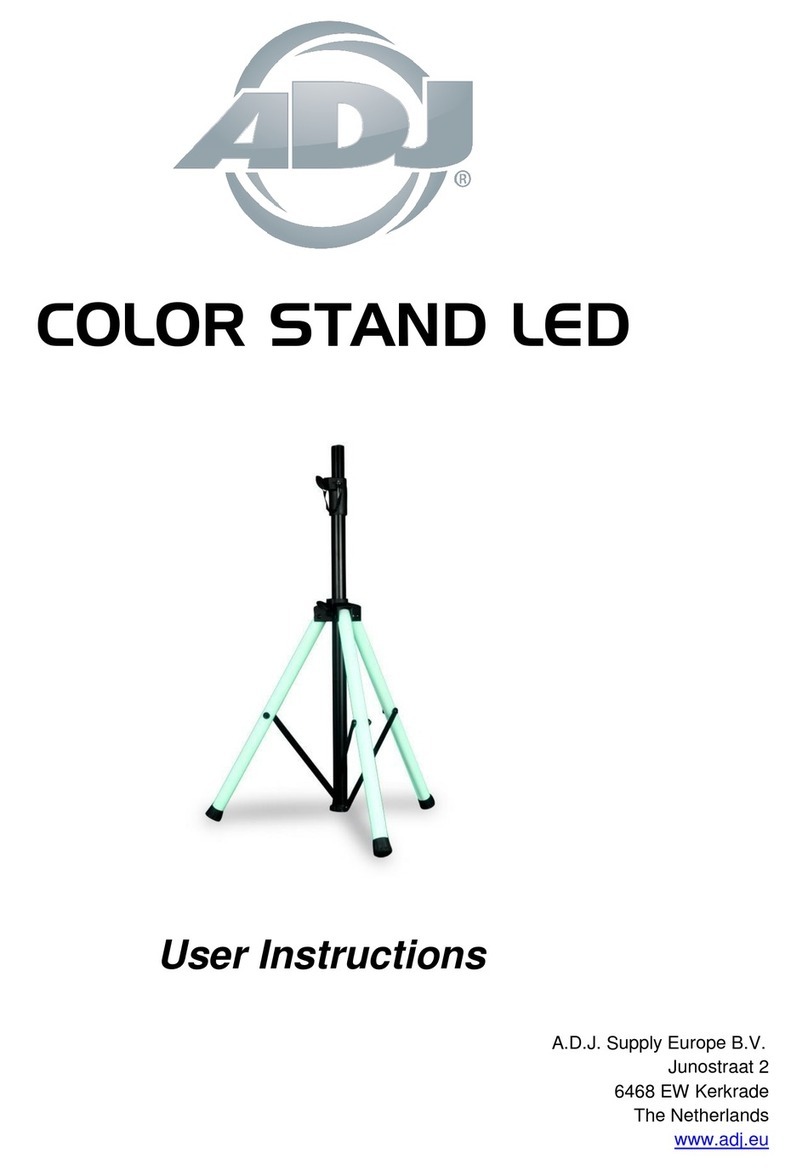 ADJ Color Stand LED User instructions