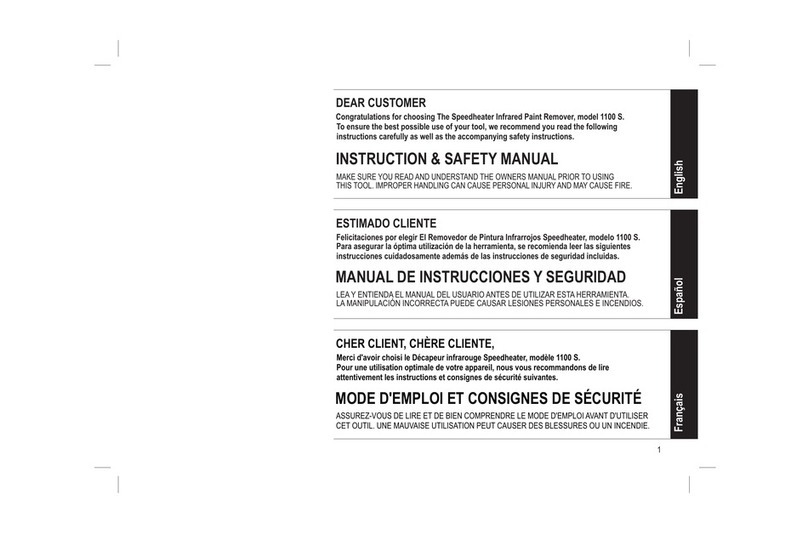 Speedheater 1100 S Instruction Manual