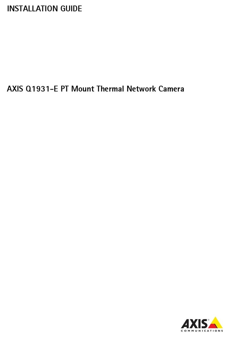 Axis AXIS Q1941-E PT User manual Axis AXIS Q1941-E PT User manual