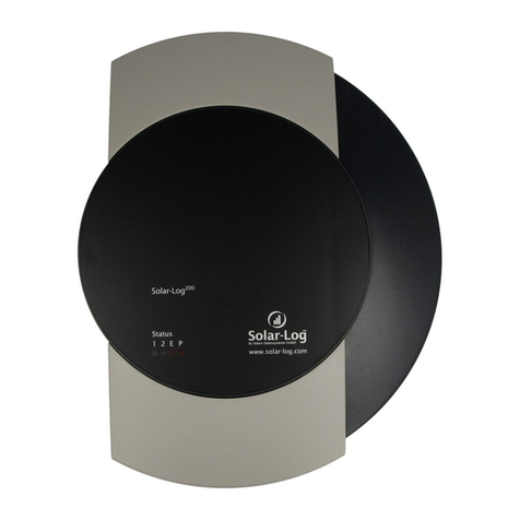 Solare Datensysteme Solar-Log Components Connection Manual Solare Datensysteme Solar-Log Components Connection Manual
