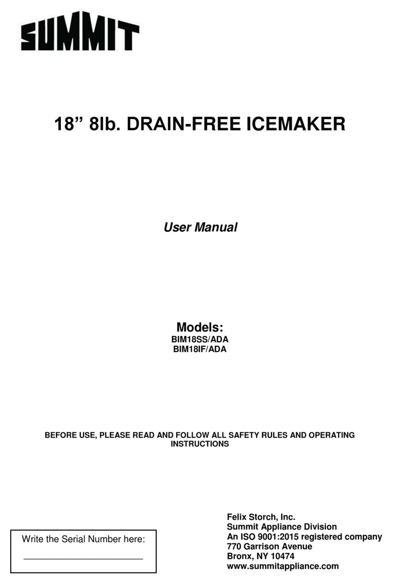 Summit BIM18SS/ADA user manual