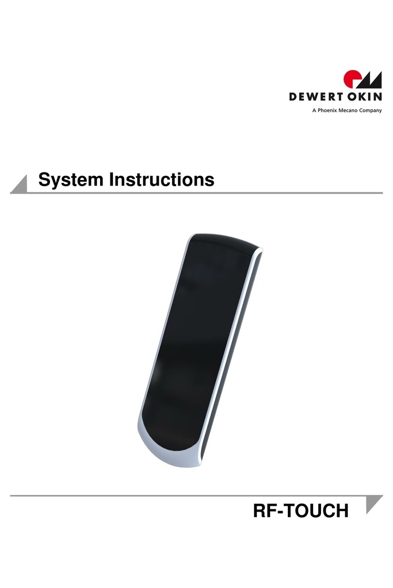 dewert okin RF-TOUCH User guide dewert okin RF-TOUCH User guide