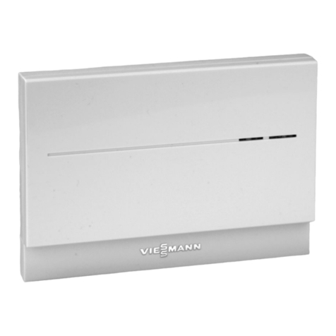 Viessmann VITOTROL 200 RF Installation and service instructions