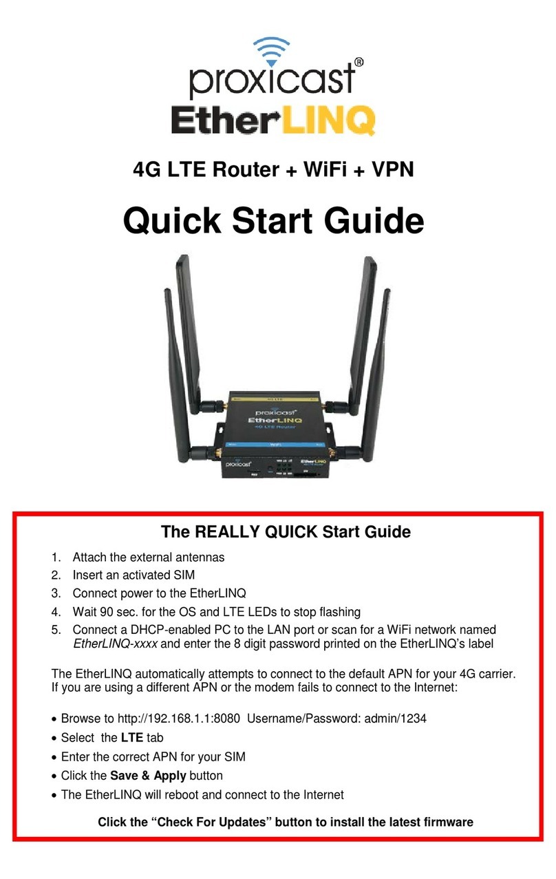 Proxicast EtherLINQ User manual