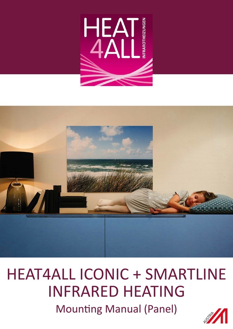 heat4all ICONIC SH Series Mounting manual