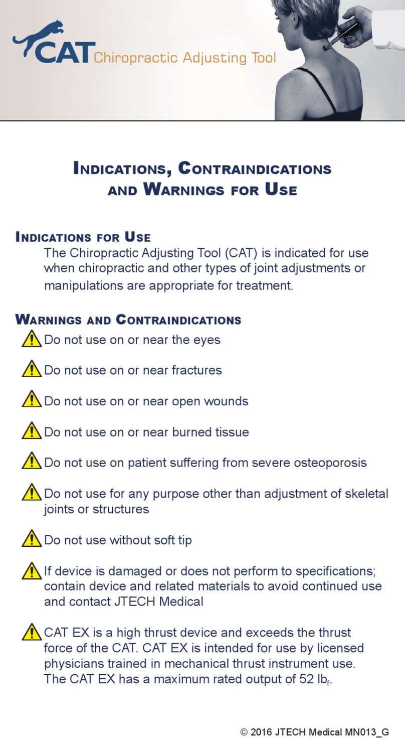 JTECH Medical CAT Instructions for use