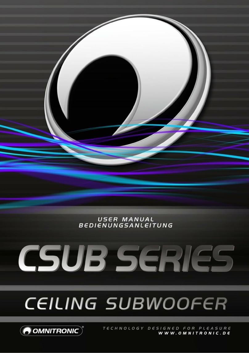 Omnitronic CSUB Series user manual