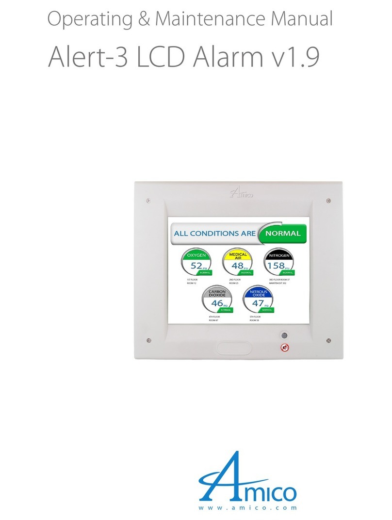 Amico Alert-3 LCD v2.3 Installation and operation manual