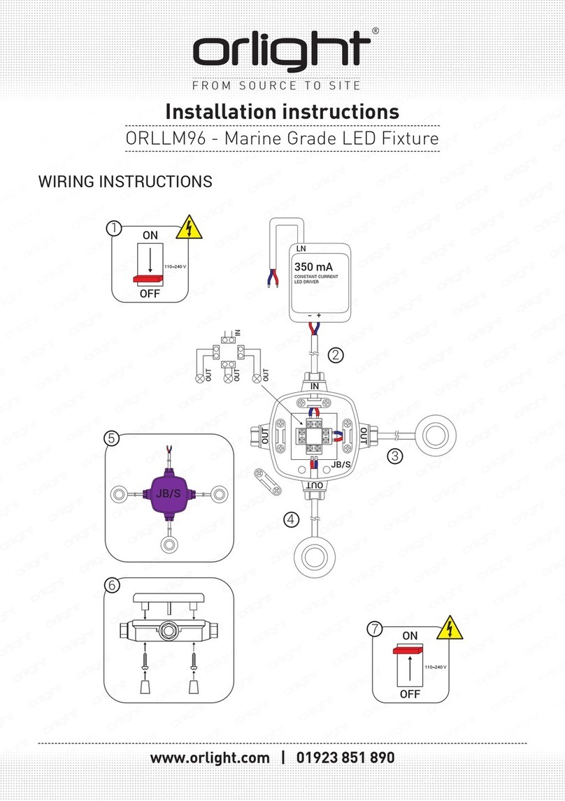 Orlight Marine Grade ORLLM96 installation instructions