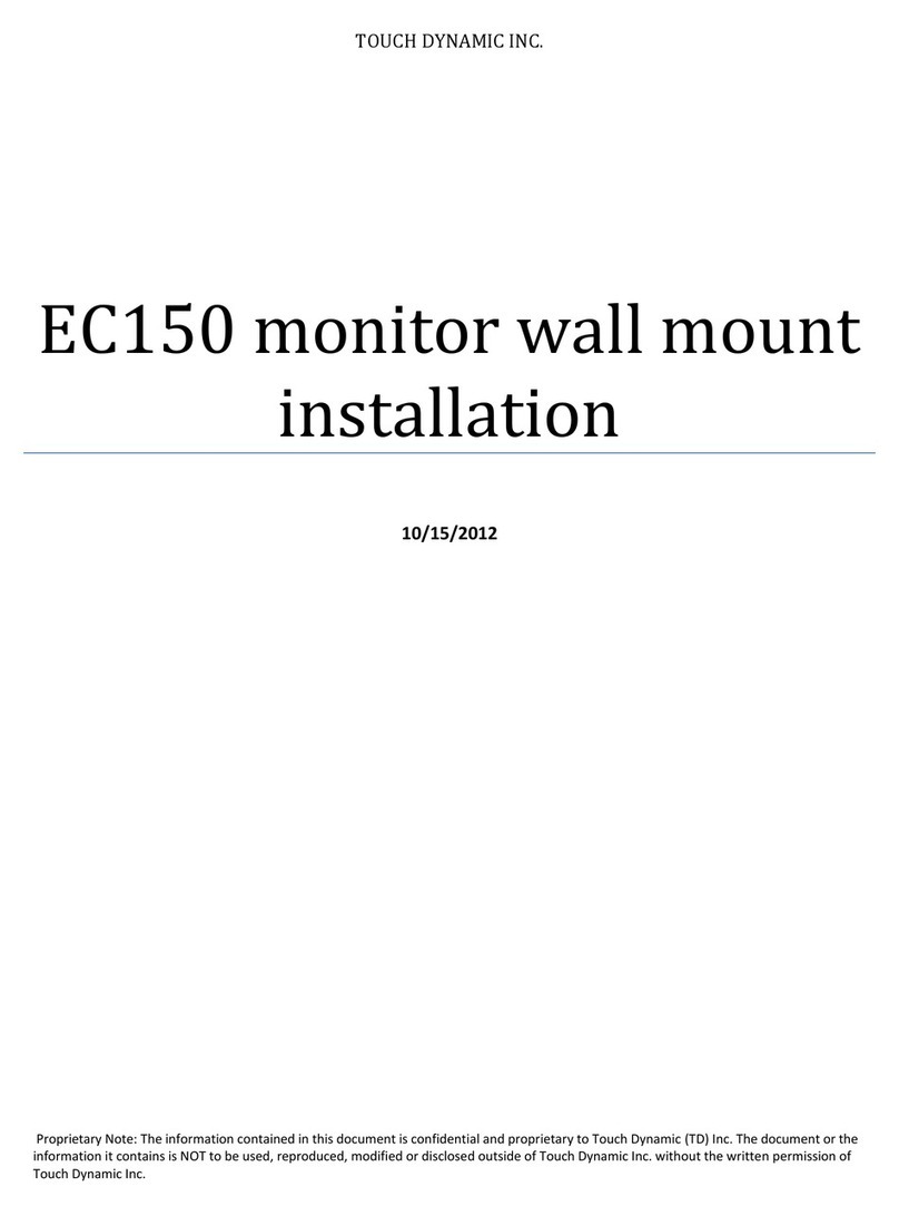 Touch Dynamic EC150 Installation instructions