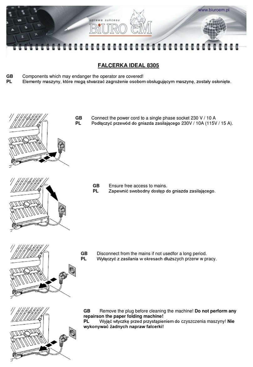 IDEAL 8305 User manual
