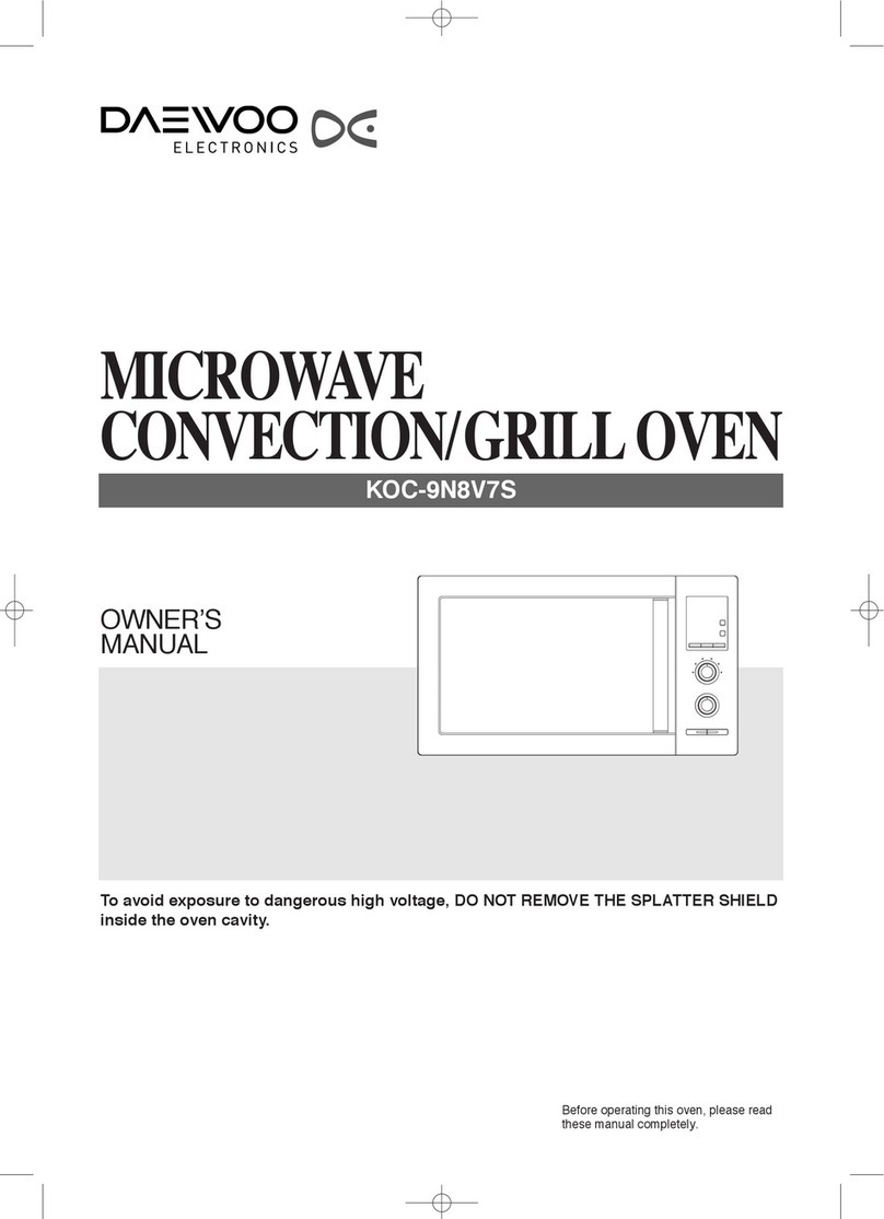 Daewoo KOC-9N8V7S User manual