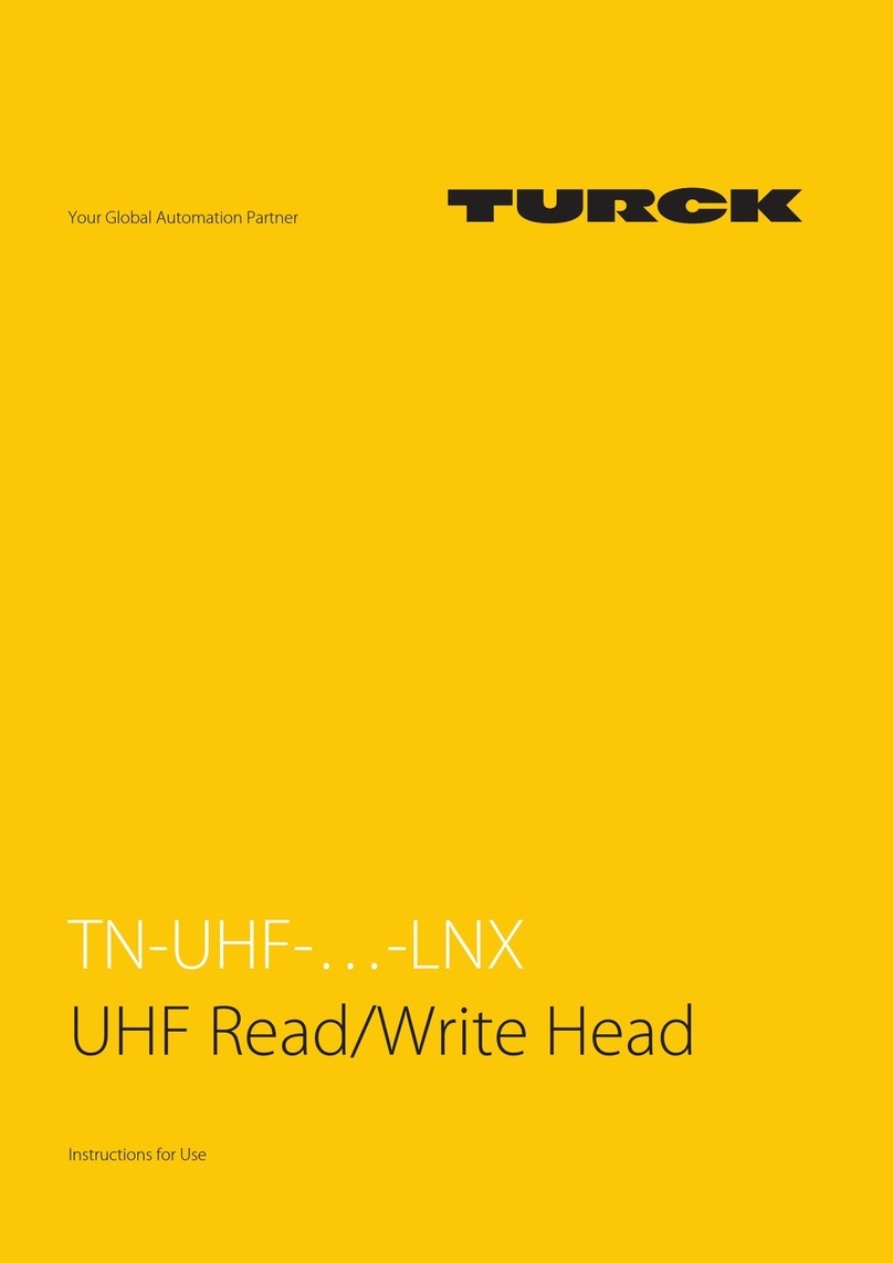 turck TN-UHF LNX Series Instructions for use