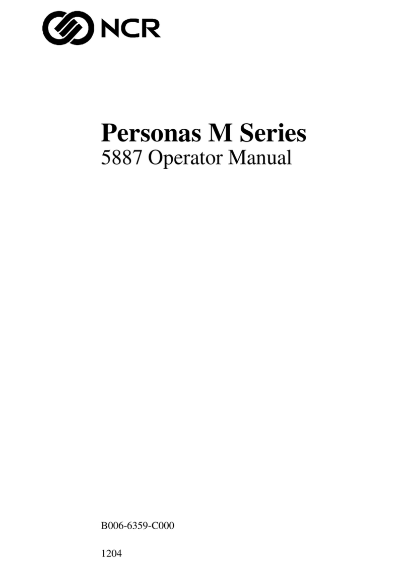 NCR Personas M Series Operator's manual