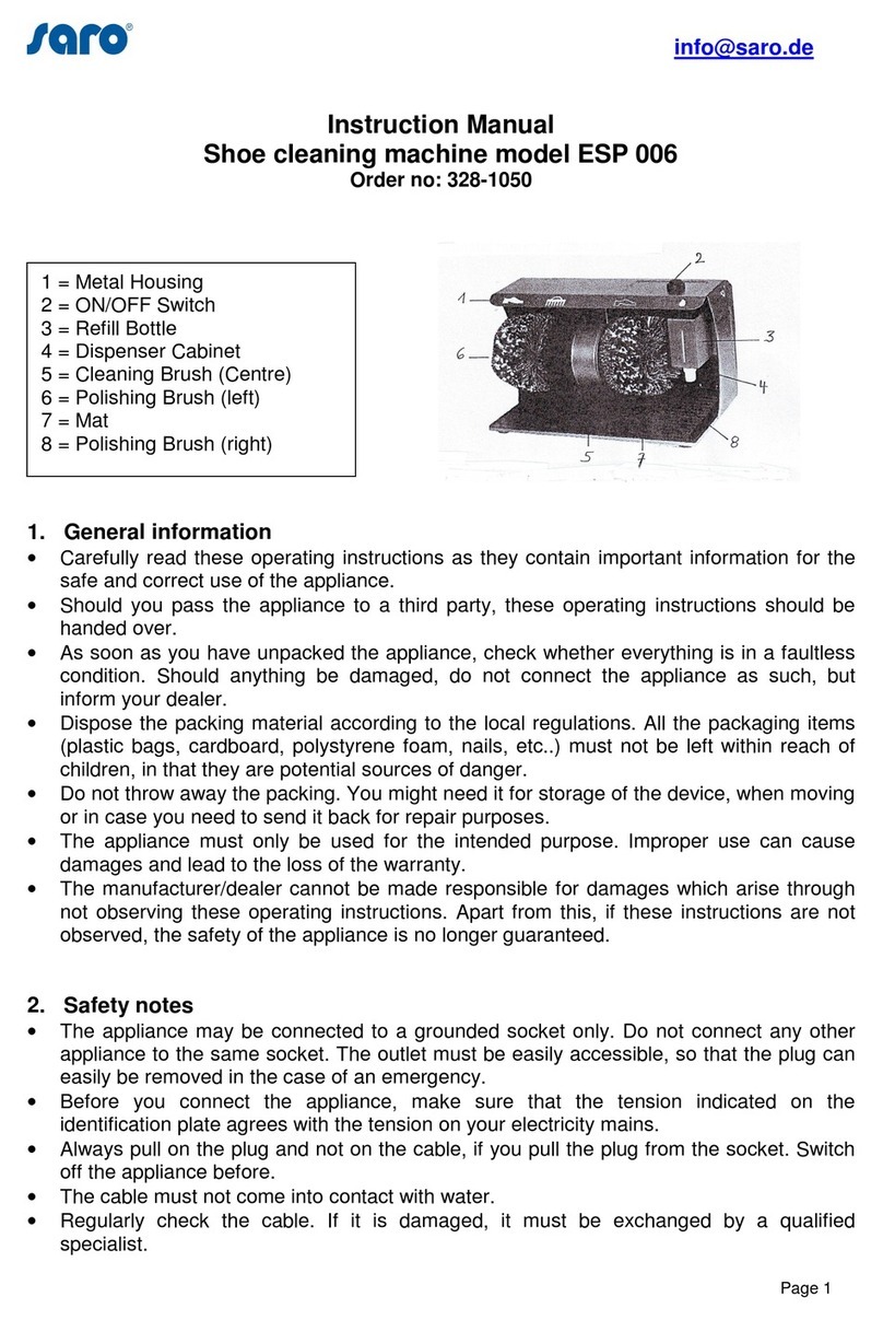 saro ESP 006 instruction manual