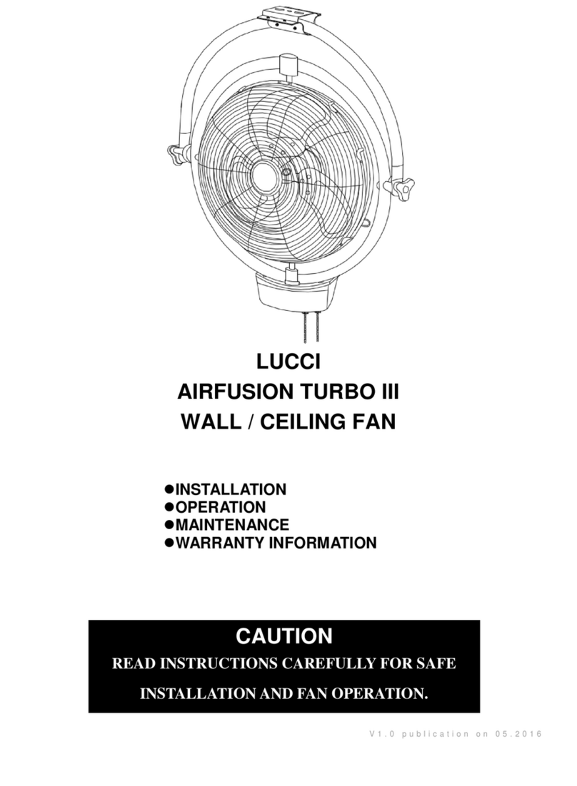 LUCCI AIRFUSION TURBO III User manual LUCCI AIRFUSION TURBO III User manual