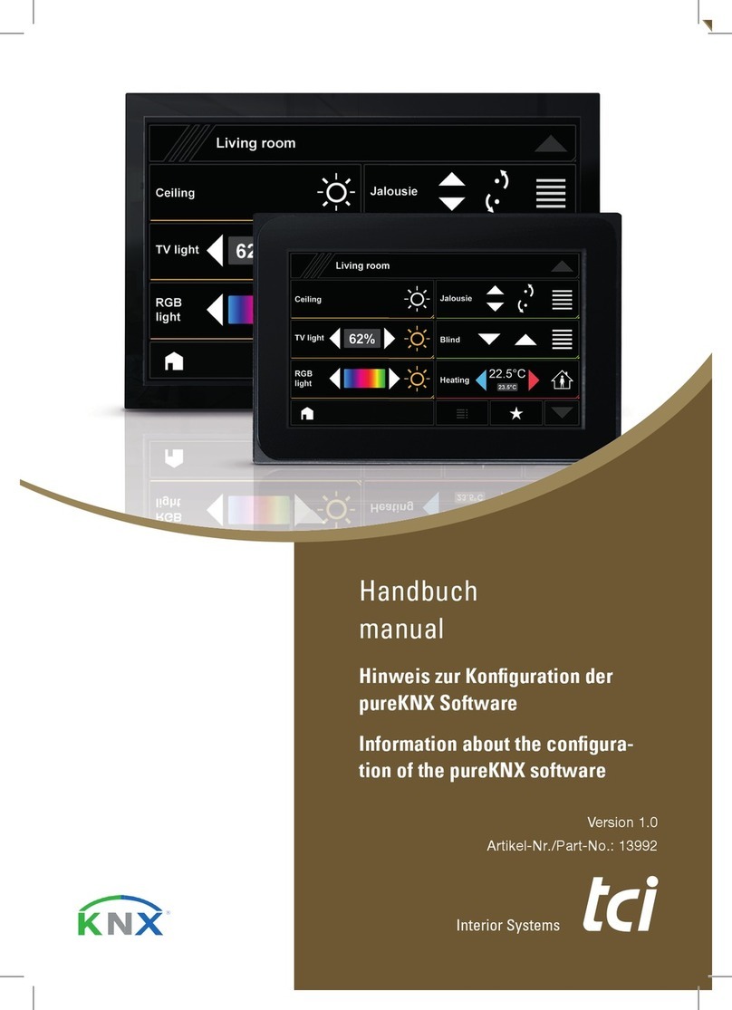 TCi pureKNX Instruction sheet