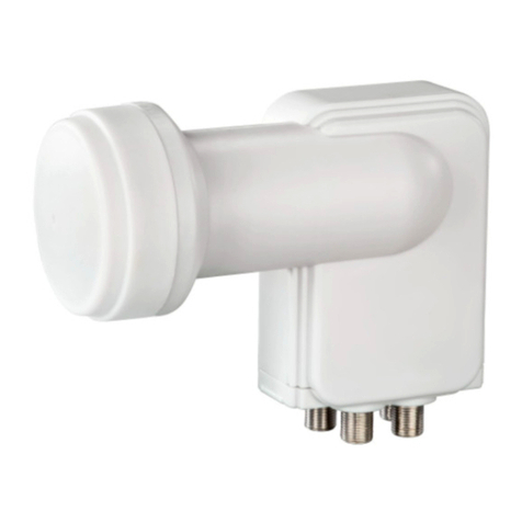 Hama Quad Switch LNB operating instructions Hama Quad Switch LNB operating instructions