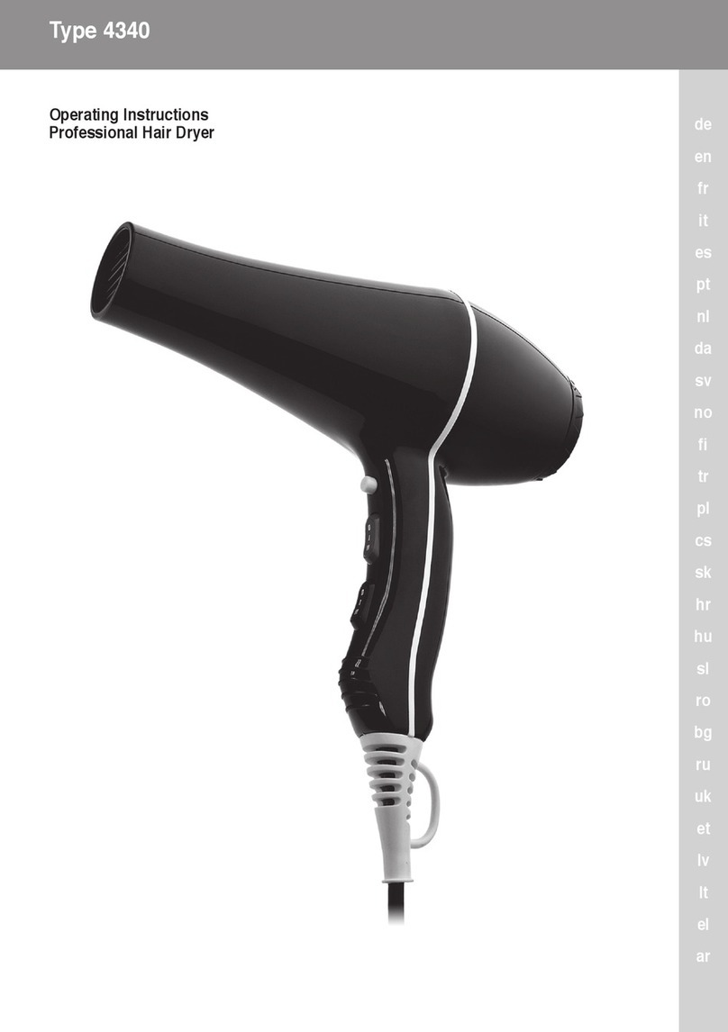 Wahl 4340 operating instructions