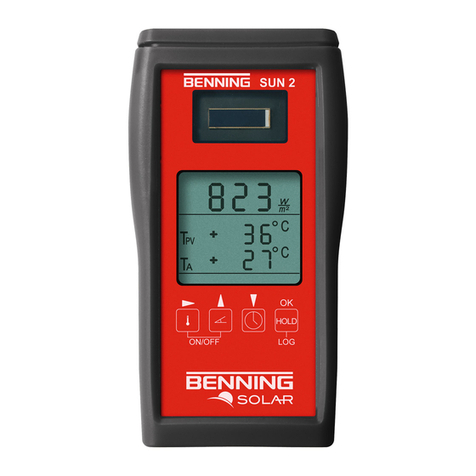 Benning Sun 2 Quick reference guide